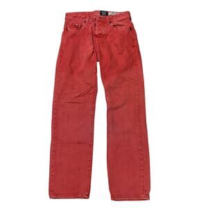 Jack and Jones Women's Red Skinny Jeans